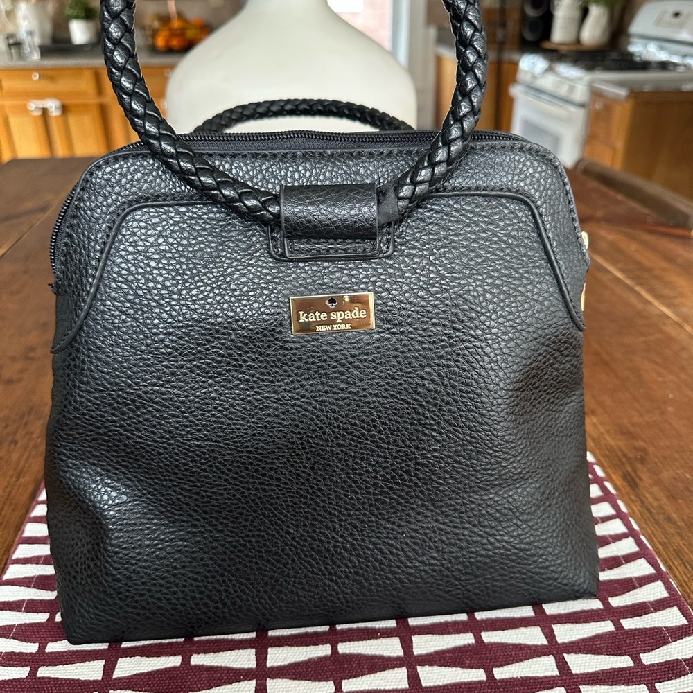 Kate Spade Textured Black Satchel
